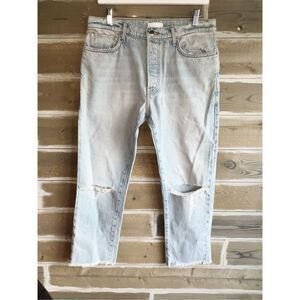 SABLYN DENIM STRAIGHT CROP NWOT SIZE 28